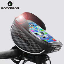ROCKBROS Bike Bag Cycling Frame Front Tube Bag Riding Pannier Bicycle Smartphone GPS Touch Screen Case Rainproof MTB Handlebar 2024 - buy cheap