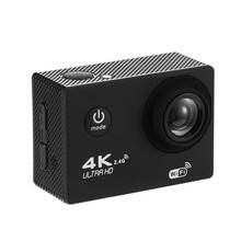 Câmera de ação 4k wi-fi, 1080p, hd, 16mp, capacete, à prova d'água, controle remoto, esportes, vídeo dvr, preto 2024 - compre barato