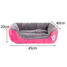 S-3XL Dogs Bed For Small Medium Large Dogs Pet House Waterproof Bottom Soft Fleece Warm Cat Bed Sofa House 11 Colors 2024 - buy cheap