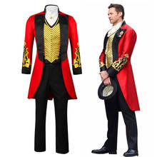 New The Greatest Showman P.T. Barnum Cosplay Costume Outfit Adult Men Full Set Uniform Halloween Carnival Cosplay Custom Made 2024 - buy cheap