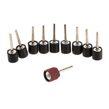 10Pcs Dremel Accessories 6.35mm Drum Rubber Mandrels 3mm Shank Rod for Sander Sanding Grinding Polishing Fit Dremel Rotary Tool 2024 - buy cheap