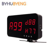 BYHUBYENG Display SCreen LED Queue Management Wireless Calling Service Pager System For Hospital Restaurant Catering Equipment 2024 - buy cheap