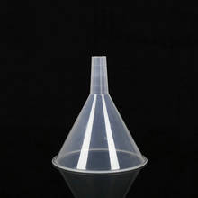 Embudo de filtro de plástico blanco transparente, 10 unids/lote de 60mm de diámetro, Embudo de plástico con cuello corto para laboratorio 2024 - compra barato