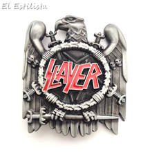 Hot Sale SLAYER Belt Buckle Vintage Bronze Metal Musician Style Eagle Belt Buckles Jeans Accessories Belt Buckles Cowboy Hebilla 2024 - buy cheap