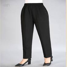 Autumn and winter new pants large size 4XL 5XL 6XL 7XL 8XL waist 130CM pants loose high waist pocket thick straight pants 2024 - buy cheap