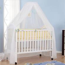 Summer Baby Bed Mosquito Net Cover With Lace Foldable And Breathable Mesh Net With Royal Court Style Canopy For Cribs 2024 - buy cheap