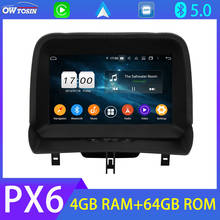 Автомобильный мультимедийный DVD-плеер PX6, 4 + 64 ГБ, 4G, SIM-карта, Android 10, для Ford Tourneo Transit Courier 2014-2016, GPS радио, Parrot BT 2024 - купить недорого