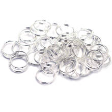 200Pcs Double Loop Split Open Alloy Jump Rings Silver Plated Round Jewelry DIY Findings 5mm Dia. 2024 - buy cheap