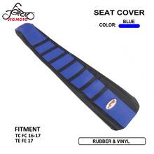 Motorcycle Striped Rubber Gripper Non-slip Seat Cover Cushion For Husqvarna TC FC TE FE 250 300 310 350 400 450 500 2016 2017 2024 - buy cheap