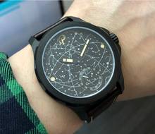 PARNIS-reloj mecánico de 45mm para hombre, accesorio de pulsera con movimiento de cuerda a mano, esfera negra, estilo asiático, carcasa de PVD, 6498, pa138-p8 2024 - compra barato
