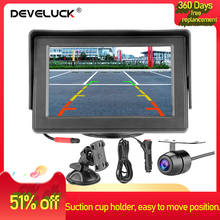 Develuck 4.3 Inch Car Monitor Reverse Rear Backup Cameras HD Display for Car Rearview Monitors and Removable Suction Cup Holder 2024 - buy cheap