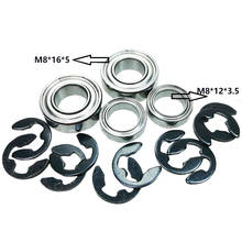 Replacement bearings parts kit for brushless motor M8 shaft with C-clips 2024 - buy cheap