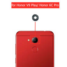 2 шт. для huawei Honor V9 Play Back камера со стеклянными линзами задняя камера стекло с клеем для Honor 6C Pro замена запасных частей 2024 - купить недорого