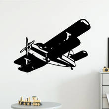 Decoración de la habitación de los niños, pegatina de pared de helicóptero colorido, diseño de arte de vinilo M,odern, decoración del hogar XL96 2024 - compra barato