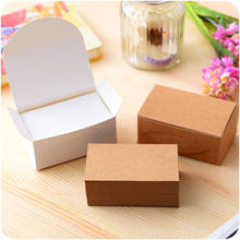 100pcs High-quality Double-sided Blank Kraft Paper Business Cards Graffiti card Word Card Message Card DIY Gift Card New Year 2024 - buy cheap