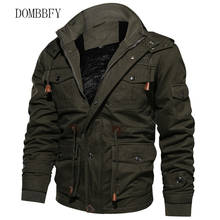 Men's Winter Fleece Jackets Warm Hooded Coat Thermal Thick Outerwear Male Military Jacket Men Air Force Pilot Cargo Army Coats 2024 - buy cheap