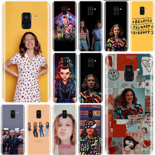 Capa de telefone stranger things tv milie bovino tpu, capa de telefone para samsung galaxy a5 2016 a6 a7 a8 plus a9 2018 a10 a20 a30 a40 a50 a70 2024 - compre barato