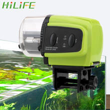HILIFE 1 Pcs Plastic Food Feeding Digital Display Home Aquarium Automatic Fish Timer Feeder Portable Fish Feeder Tools 2024 - купить недорого