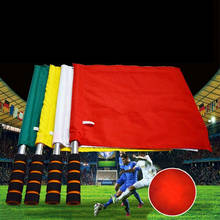 Bandera de árbitro de fútbol, Bandera de señal de competición de pista y campo, Comando de agarre de acero inoxidable, nuevo estilo 2024 - compra barato