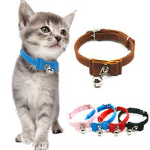 Colorful Pet Supplies Cat Collar With Bell Adjustable Buckle Collar Cat Cat Dog Accessories Collar Small Tie Pet Supplies Hot 2024 - buy cheap