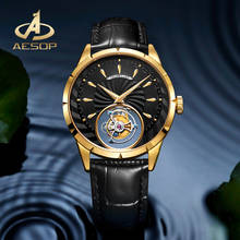 AESOP Business Trend Men Watch Genuine Real Tourbillon Mechanical Watch Sapphire Glass Waterproof Watch 2024 - buy cheap