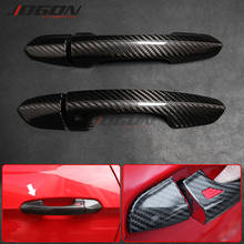 For Ford Mustang 2015-2020 Ecoboost GT350 GT Coupe Carbon Fiber Car Accessories Side Door Handle Cover Trim Exterior Trim 2024 - buy cheap