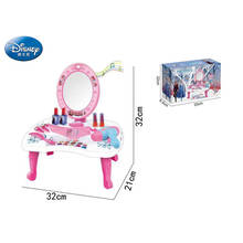 Frozen ii meninas princesa penteadeira maquiagem conjunto disney beleza fingir jogar brinquedos crianças presente de aniversário meninas brinquedos 2024 - compre barato