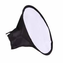 20cm Round Flash Softbox Diffuser Speedlight Mini Soft Box Photography for Canon 580EX/430EX/550EX for Nikon SB900 Speedlight 2024 - buy cheap