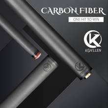 Konllen Carbon Energy Shaft 12.9mm Full Carbon Fiber Pool Cue Single Shaft Kit 3/8*8/Uni-loc Joint Play Cue Only Carbon Shaft 2024 - buy cheap