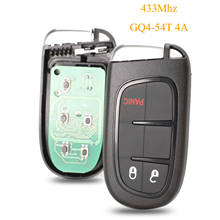 jingyuqin 5pcs 3 BTN Smart Remote Car Key Fob 433MHz GQ4-54T 4A For DODGE/Chrysler/JEEP Keyless-go 1500 2500 3500 PCF7953M Chip 2024 - buy cheap