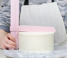Espátula raspadora de bolo ajustável, espátulas de fondant para decoração de bolos, acessórios para cozinha, utensílios de cozinha 2024 - compre barato