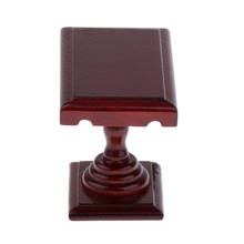 Miniature dollhouse mesa de centro-bonecas casa de móveis sofá-1/12 escala (vermelho escuro) 2024 - compre barato