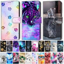 For Huawei Y9a Case Painted Magnetic Leather Cover On For Honor 10X Lite Coque Card Holder Book Stand Flip Wallet Phone Fundas 2024 - buy cheap