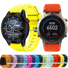 22mm pulseira de relógio para garmin vivoactive 4 cinta para fenix chronos relógio inteligente banda silicone rápida instalar substituir acessórios 2024 - compre barato