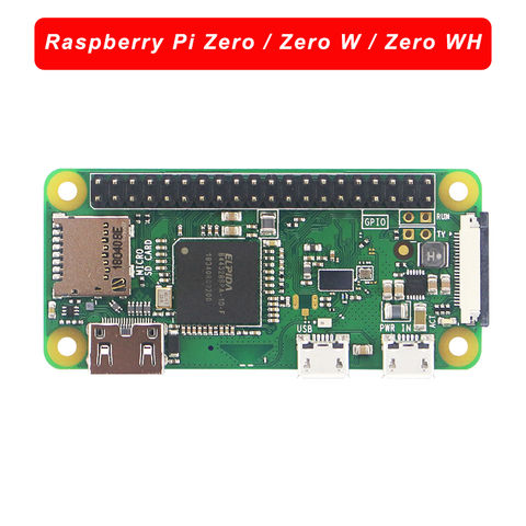 Raspberry Pi Zero W WH Board with WIFI Bluetooth 1GHz CPU Support Linux OS 1080P HD Video Output for Raspberry Pi 0 Version 1.3 2022 - купить недорого