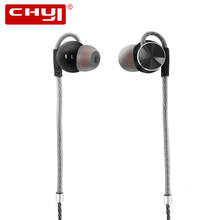 CHYI 3.5mm Wired Magnetic Earphone With Microphone Sports Music In-ear Earphones Line Type Earbuds For Samsung iPhone Xiaomi 2024 - buy cheap