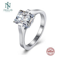 INALIS Stainless Steel Rings For Women Romantic Square Cubic Zircon Design Luxury Ring Hot Sale Fashion Jewelry Best Friend Gift 2024 - buy cheap