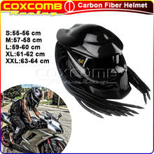 Хищник карбоновый шлем анфас Железный человек шлем точка одобренный Casco размеры S M L XL XXL 5 Размеры цикла для верховой езды Depredador Capacete 2024 - купить недорого