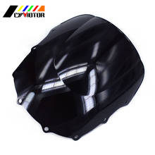 Лобовое стекло мотоциклетное черное для KAWASAKI ZZR400 ZZR600 ZZR 400 600 1993 1994 1995 1996 1997 98 99 00 01 02-07 2024 - купить недорого