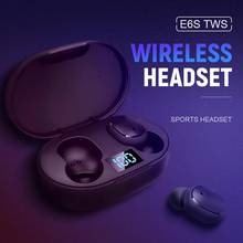 E6S TWS Bluetooth 5.1 Wireless Earphones In-Ear Headset Headphone Sports music Gaming headset Earphones for Android iOS iphone 2024 - buy cheap