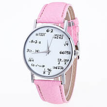 Fashion girl quartz watch simple creative personality pattern solid color leather strap analog quartz watch часы женские 50* 2024 - buy cheap