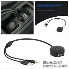 Adaptador de Cable receptor para BMW Mini Cooper, conector AUX, interfaz USB, Bluetooth 3,5, entrada de Audio, 4,0mm 2024 - compra barato