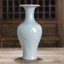 Jingdezhen-Jarrón chino para sala de estar, mueble de TV, arreglo de flores secas, antiguo 2024 - compra barato