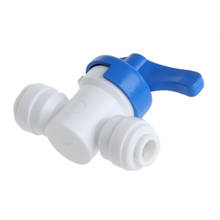 2020 Ball Valve 6mm 1/4" Tube OD Port Plastic Water System Loop Connector 2024 - buy cheap