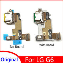 Cinta de Puerto de carga Micro USB para conector de carga USB LG G6, reemplazo de Cable flexible, 10 unidades/lote 2024 - compra barato