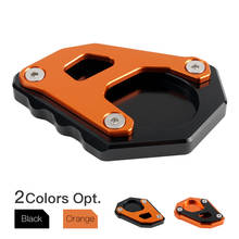 Motocicleta Kickstand Descanso Lateral Extensão Pad Placa Para KTM 1050 1090 1190 1290 Adventure 2014 2015 2016 2017 2018 2019 2020 2024 - compre barato