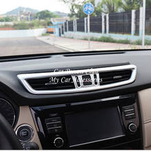 Capa para ar condicionado, capa frontal e traseira para nissan x-trail xtrail t32 2014-2020 acessórios do carro abs 2024 - compre barato