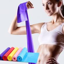 Elastic Health Yoga Pilates Arm Back Leg Fitness Rubber Stretch Exercise Band 2024 - buy cheap