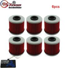 STONEDER 6x Oil Transmission Filter For Honda NC750 S X DCT 750 SXS1000 Pioneer 1000 M3 M5P Motorcycle Intergra DCT 700 Integra 2024 - buy cheap