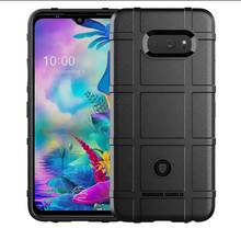 Armor Shock Absorption Shockproof Case For LG G8X ThinQ Anti Scratch Carbon Fiber Design Phone Case For LG V50S ThinQ Case 6.4" 2024 - buy cheap